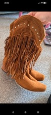 Brown Tassel Fringed Cowboy