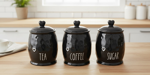 Set ceramic multicolour - of,
