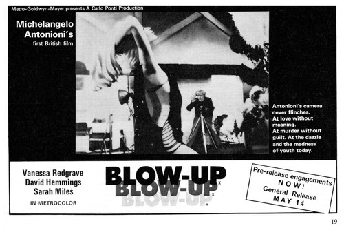 Magazine advert blow up - x, blow-up