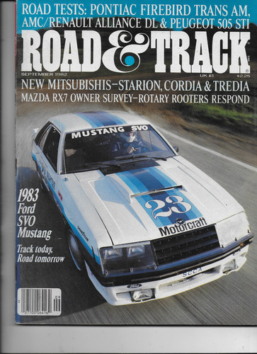 Road track magazine - road,