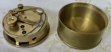 Vintage Brass Pocket Drum Box Sextant, Navigation, Maritime Collectable
