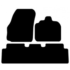 For Renault Scenic 2004 - 2009 Tailored Black Car Floor Mats Carpets 4pcs