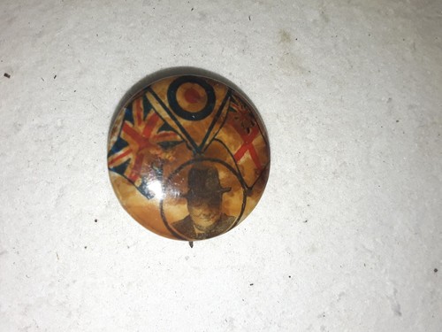World war raf button brooch - world,