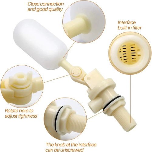 Caravan mains water float - water,