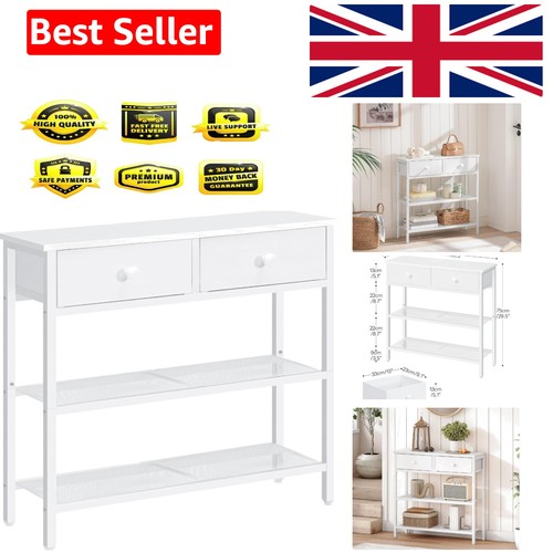White console table with - white,