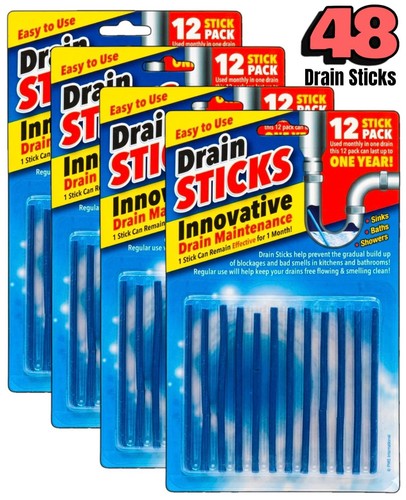 48x drain sticks - 48x, cleaner