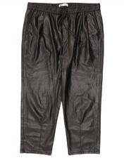 ZARA Womens High Waist Faux