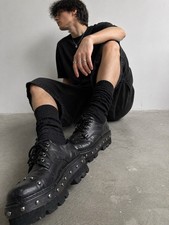 T U K Platform Shoes Black