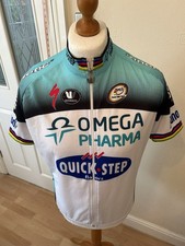 Omega Pharma Quickstep Vermarc UCI Time Trial Cycling Jersey Size 6 54 XXL