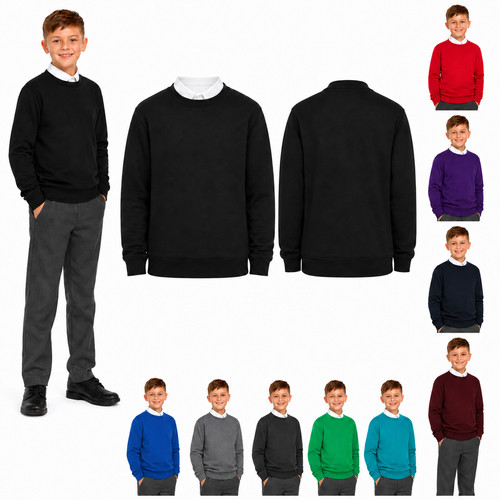 Boys kids school jumper crew - school,