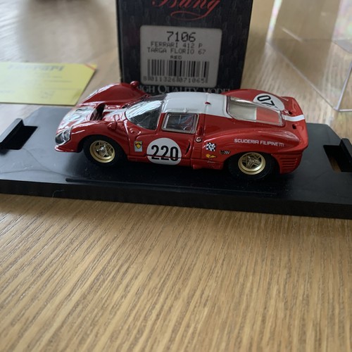 Bang models ferrari 412p targa - models,