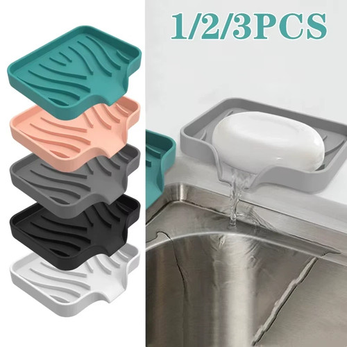 Silicone soap dish - dish, with
