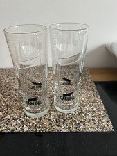 2x Carling Half Pint Glasses 2017 Make