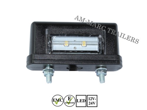 Led number plate light - number,
