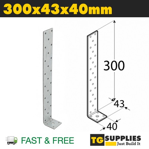 Heavy duty galvanised angle - heavy,