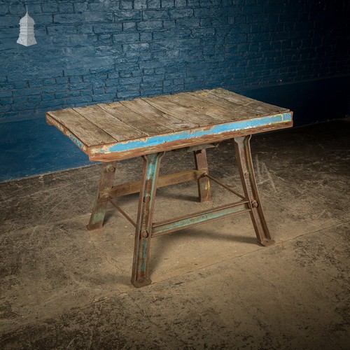 Cast iron industrial base - cast, with