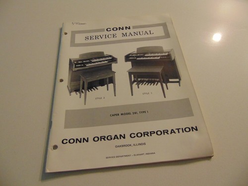 Conn organ caper - type, 1