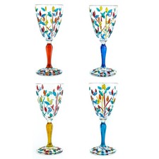 Set of 4 Four Murano Glass