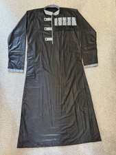 Men's Black Jubbah Thobe Islamic Clothing Size 58