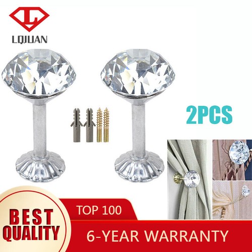 2pcs metal crystal - crystal, curtain
