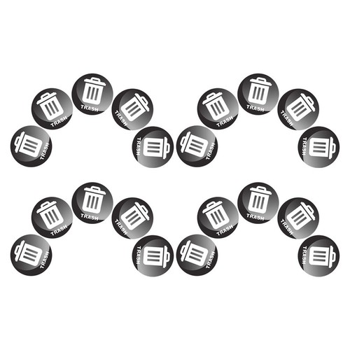Pcs garbage stickers for - 20,