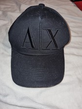 Armani Exchange Baseball Cap New With Tags Adjustable Black A X