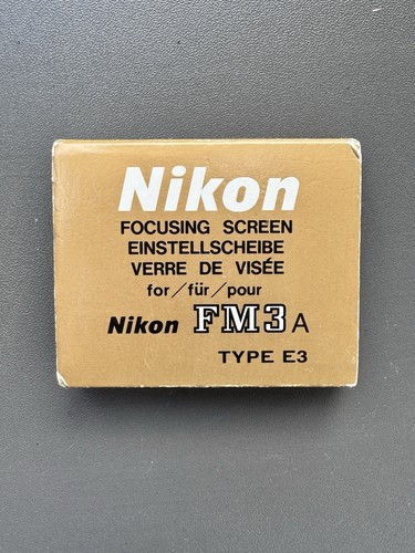 Nikon fm3a type grid - e3,