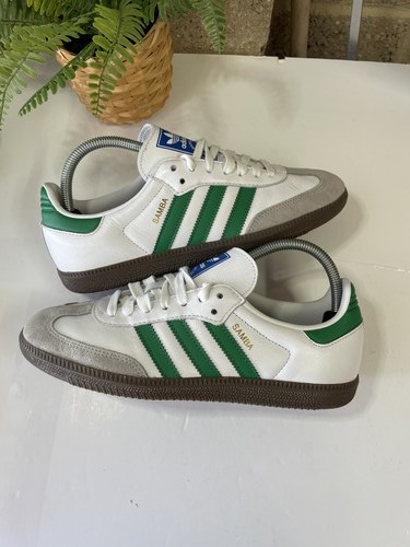 Adidas samba white green - samba,