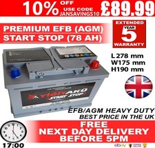 096 100 START STOP AGM 78AH