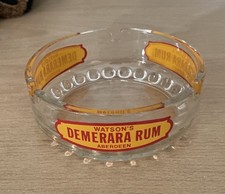 Watson’s Demerara Rum Aberdeen Glass Ashtray