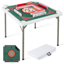 COSTWAY 90CM Folding Mahjong