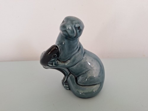 Poole pottery seal figurine - pottery,
