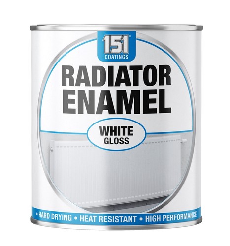 300ml radiator enamel white - radiator,