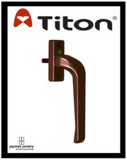 DERWENT NON-LOCKING BROWN RIGHT HAND /  Titon Espagnolette Window Handle