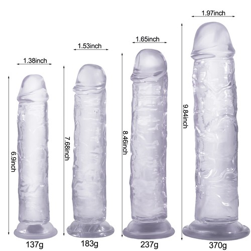 Jelly dong dildo suction - dong,