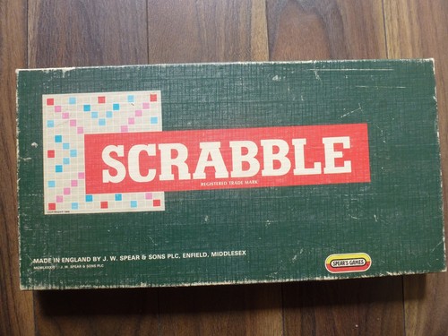 Classic vintage scrabble board - vintage,