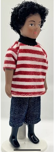 Dolls house boy black hair