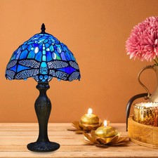 Blue Tiffany Table Lamp