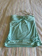Next Striped Padded Tankini Top Size 14