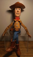 Disney Pixar Hasbro Rare 2001 Sheriff Woody Toy Story Action Figure Working