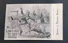 Edwardian Humour Postcard, Souvenir of Rochester Election.