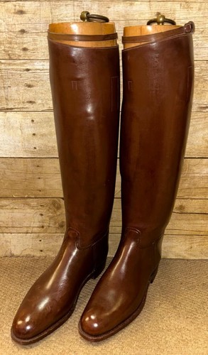 Brown english leather long - english,