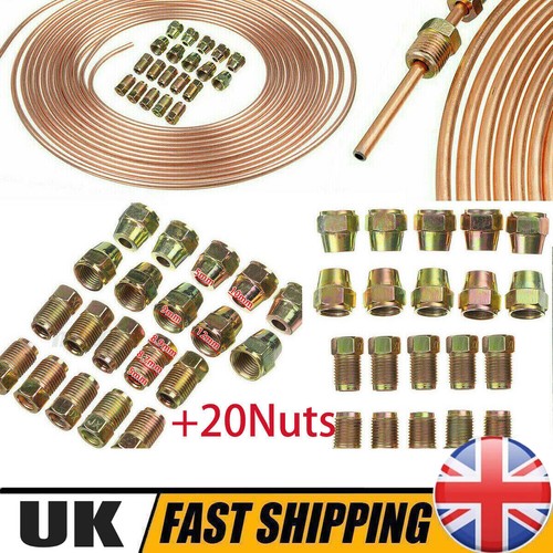 25ft copper brake pipe hose - 25ft,