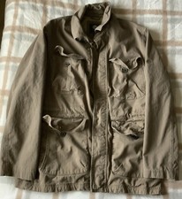 Men’s  Timberland Military Field Coat  Khaki Green Size XXL