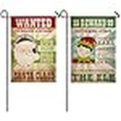 Santa and elf wanted signs - santa,