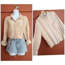 H&M 70s style viscose linen