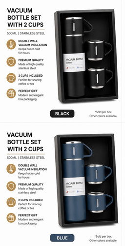 Pack 500ml stainless steel - pack, /