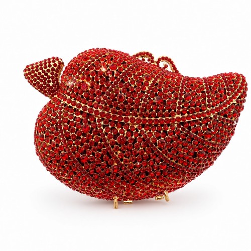 Orene red leaf crystal - red,