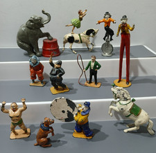 1930s Charbens Circus Lead Toy Set- Near Complete  VERY RARE SET.