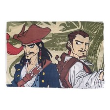 Set 2 Pillowcases Disney Pirates of the Caribbean  DEAD MANS CHEST Jack Sparrow 